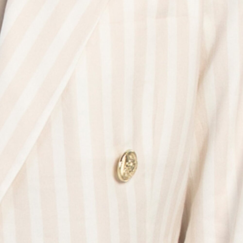 DEREK LAM Linen Blend Walter Double Breasted Jacket - Picture 3 of 3